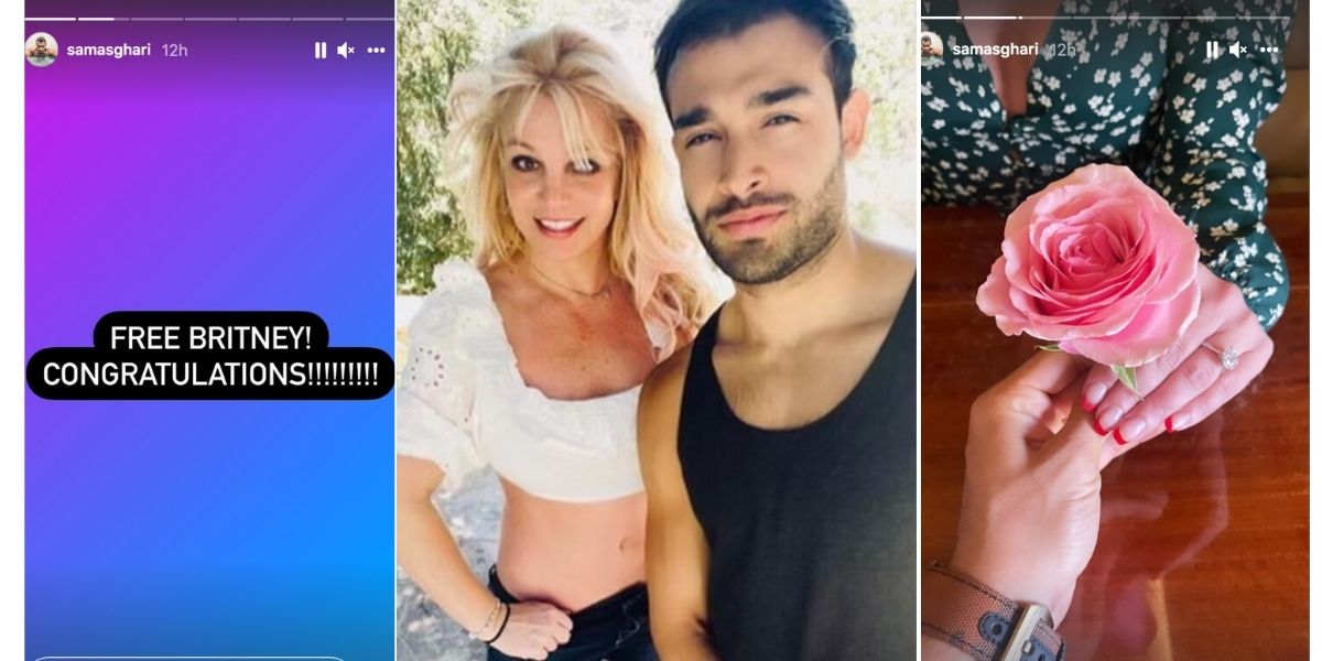 Britney Spears’ beau Sam Asghari celebrates Jamie Spears’ suspension